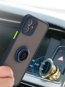 指環扣手機殼 - 寶藍色 - 查看 3