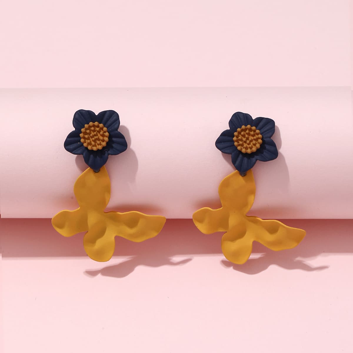 

Butterfly Drop Earrings, Yellow