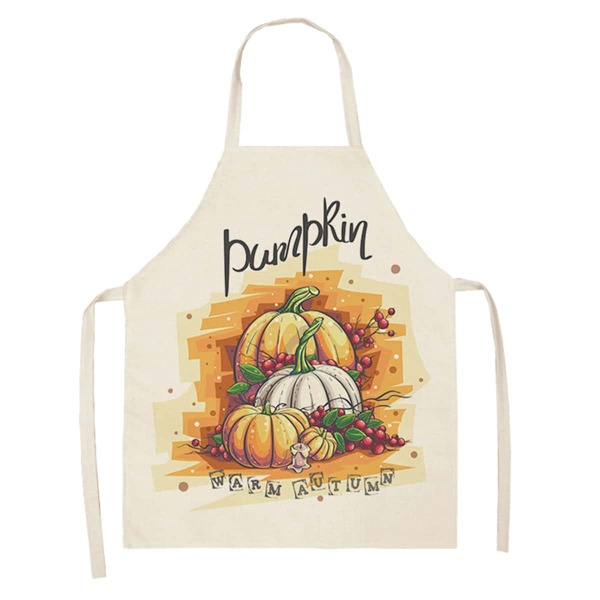

Pumpkin Print Apron, Multicolor