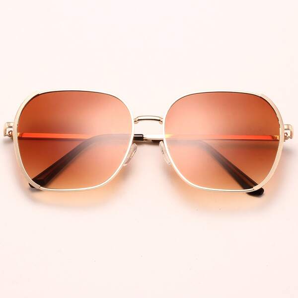 

Men Metal Frame Sunglasses, Burnt orange