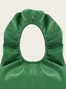 Minimalist Ruched Bag - Green - View 7