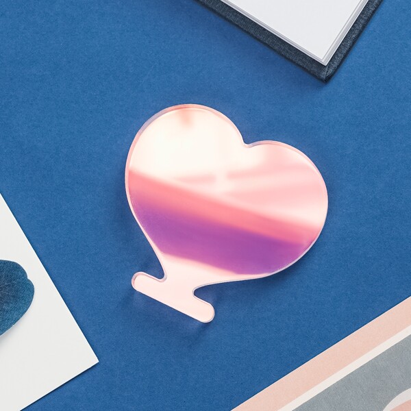 

Heart Shaped Art Decoration, White