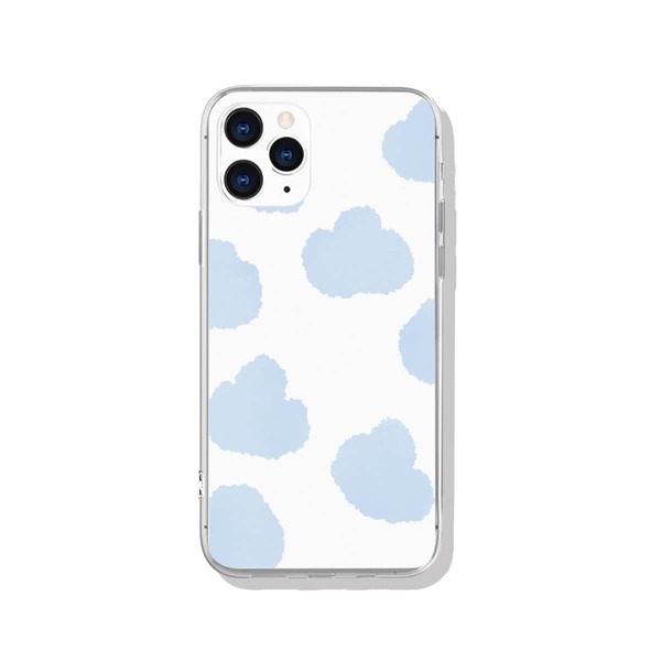 

Clouds Painted Phone Case, Blue