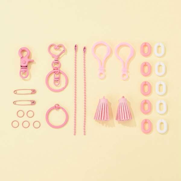 

Tassel Detail DIY Keychain Accessory, Multicolor
