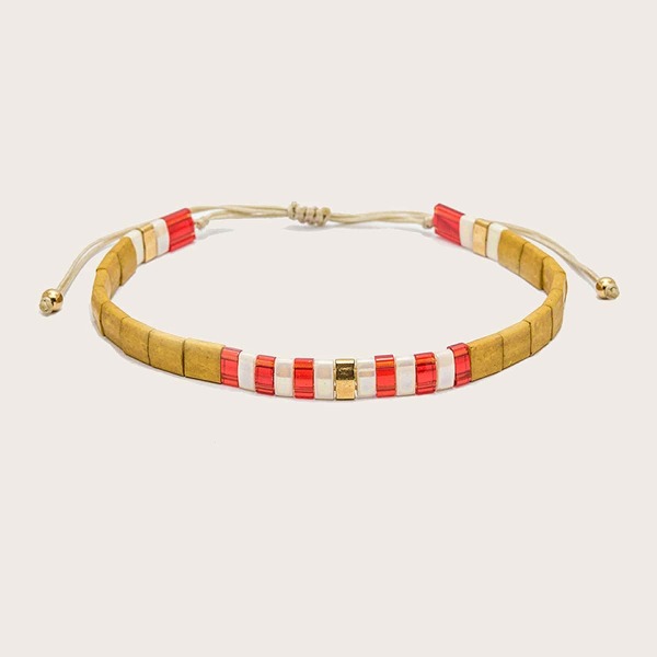 

Geometric Decor Bracelet, Multicolor