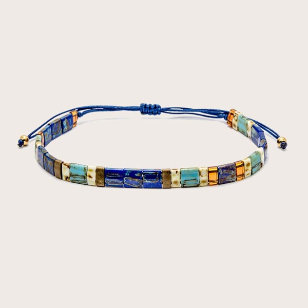 

Geometric Decor Bracelet, Multicolor