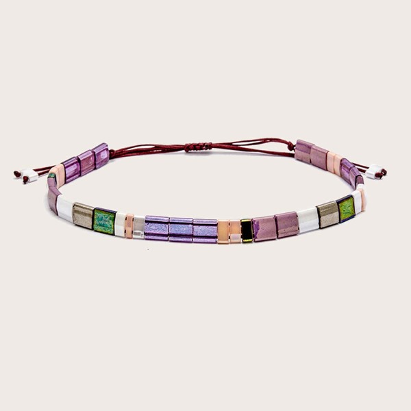 

Geometric Decor Bracelet, Multicolor