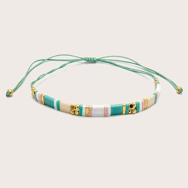 

Geometric Decor Bracelet, Multicolor