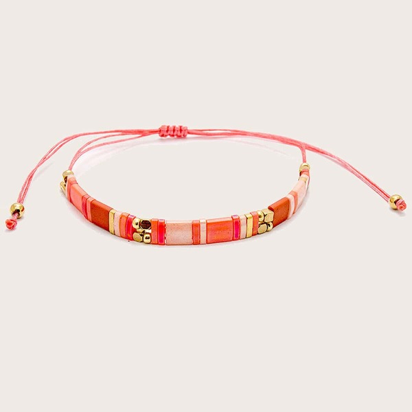 

Geometric Decor Bracelet, Multicolor