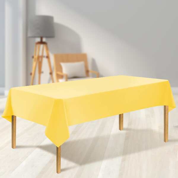 

Solid Color Disposable Tablecloth, Yellow