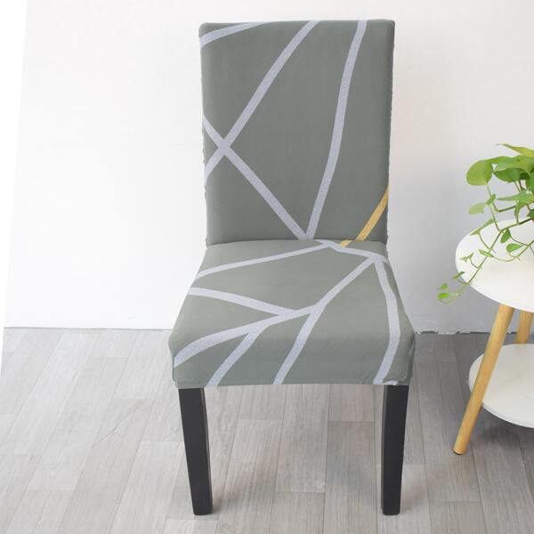 

Geometric Pattern Stretchy Chair Slipcover, Multicolor