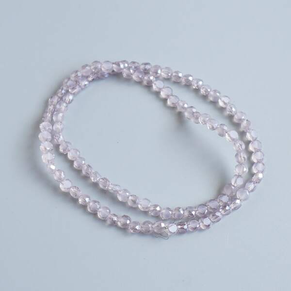 

1strand Beaded DIY Jewelry Accessory, Purple