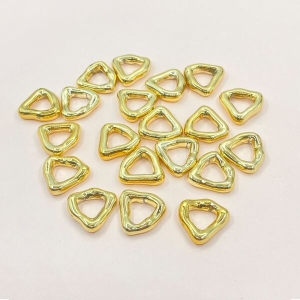 

20pcs Geometric DIY Jewelry Accessory, Gold
