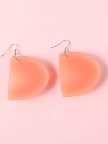 Fake Teeth Design Halloween Earrings - Multicolor - View 3