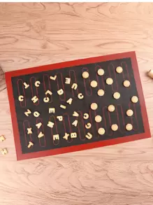 1pc Silicone Baking Mats, Reusable Baking Mats, Non-Stick Heat Resistant Oven Liner Sheets, Baking Pan Mats, For Macaron, Cookie, Baking Tools - Multicolor - View 3