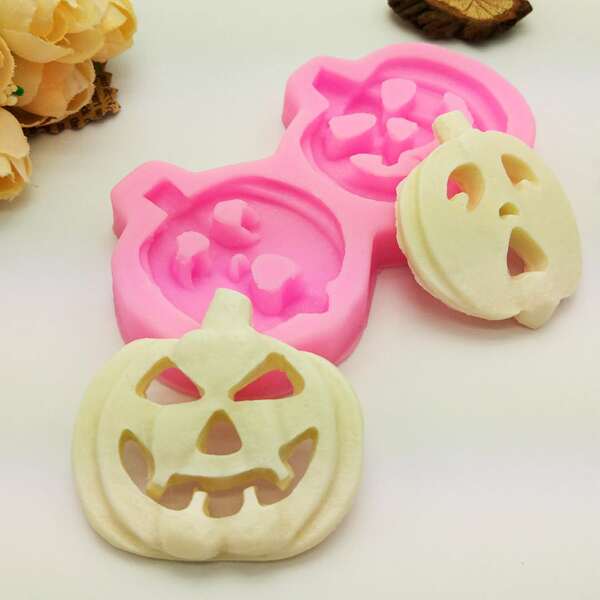 

1pc Halloween Pumpkin Biscuit Mold, Pink
