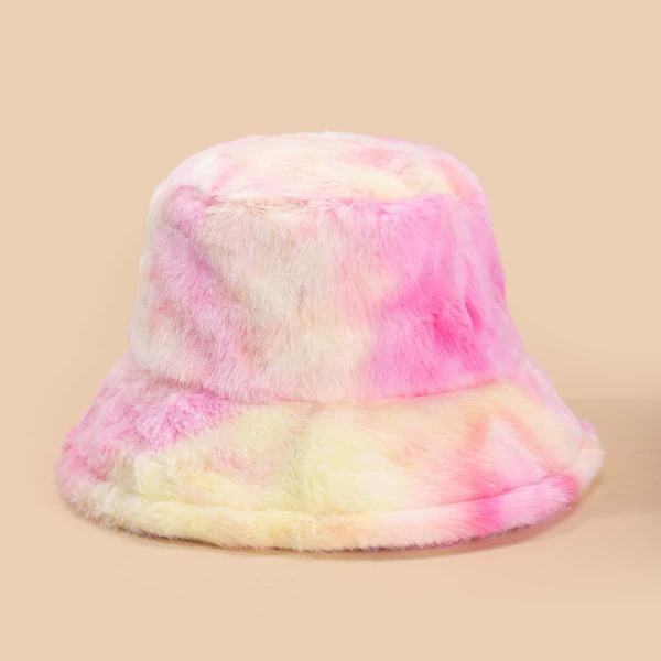 

Plush Bucket Hat, Multicolor