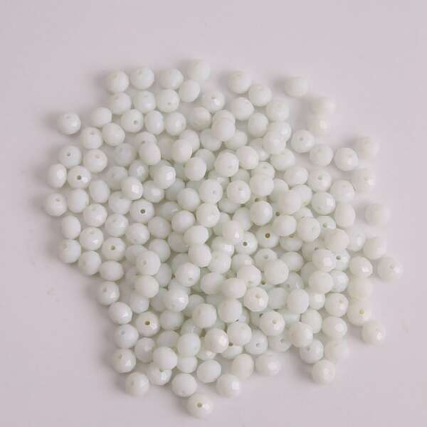 

200pcs DIY Bead Jewelry Accessories, White