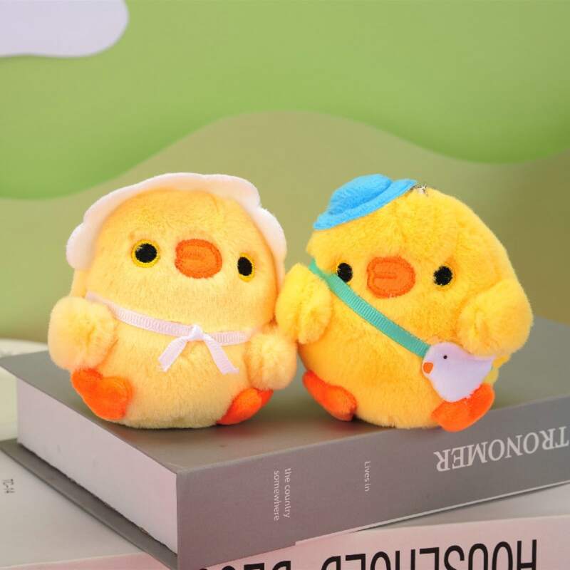 

1pc Random Chicken Pendant Keychain, Yellow
