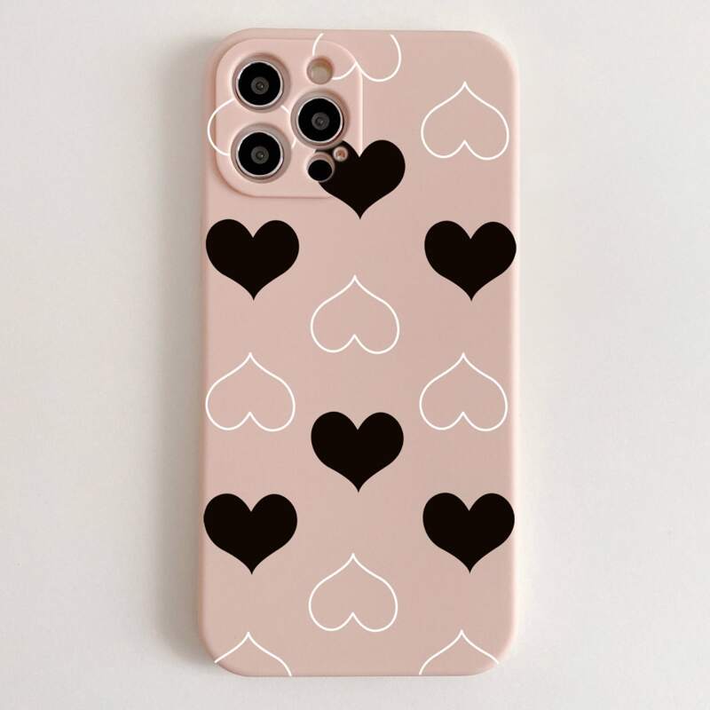 

Heart Pattern Phone Case, Multicolor