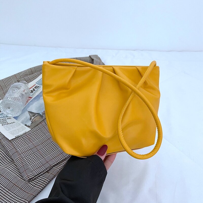 

Minimalist Shoulder Bag, Yellow