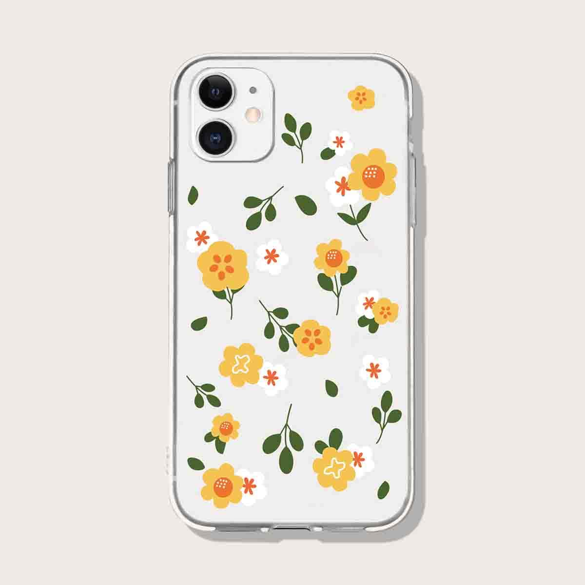 

Flower Pattern Phone Case, Multicolor