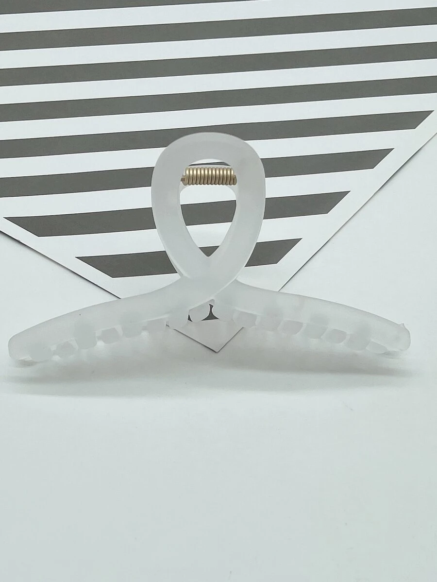 Garra de pelo unicolor - Blanco - Ver 1