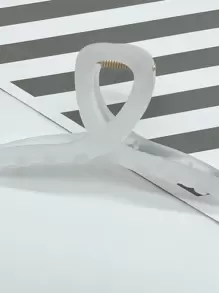 Garra de pelo unicolor - Blanco - Ver 3