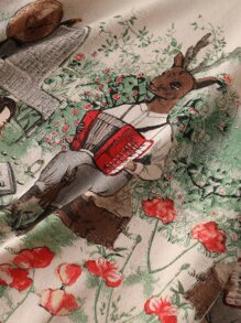 Manfinity Homme Men Floral And Figure Graphic Jumper - Apricot - View 4