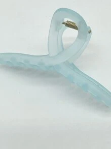 Garra de pelo unicolor - Celeste - Ver 3