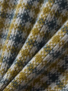 Toddler Girls Plaid Pattern Sweater Vest