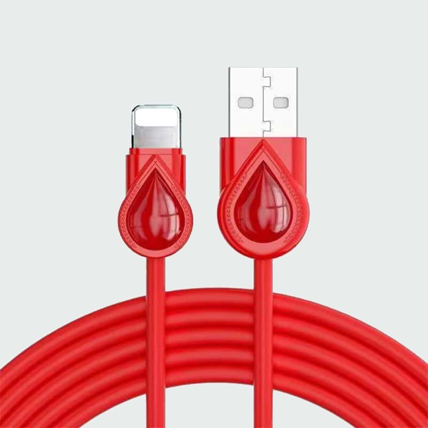 

1M Fast Charging Data Cable For iPhone, Burgundy