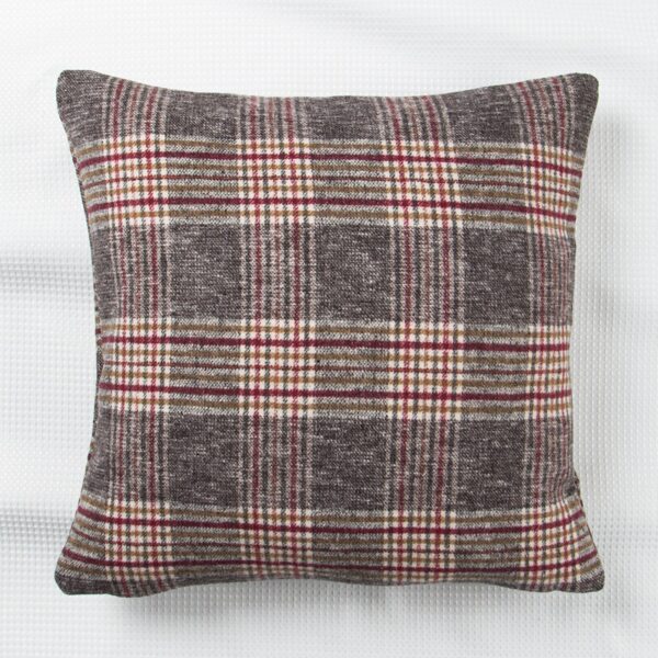 

Plaid Pattern Cushion Cover Without Filler, Multicolor