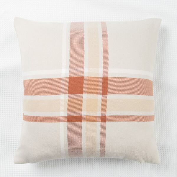 

Plaid Pattern Cushion Cover Without Filler, Multicolor