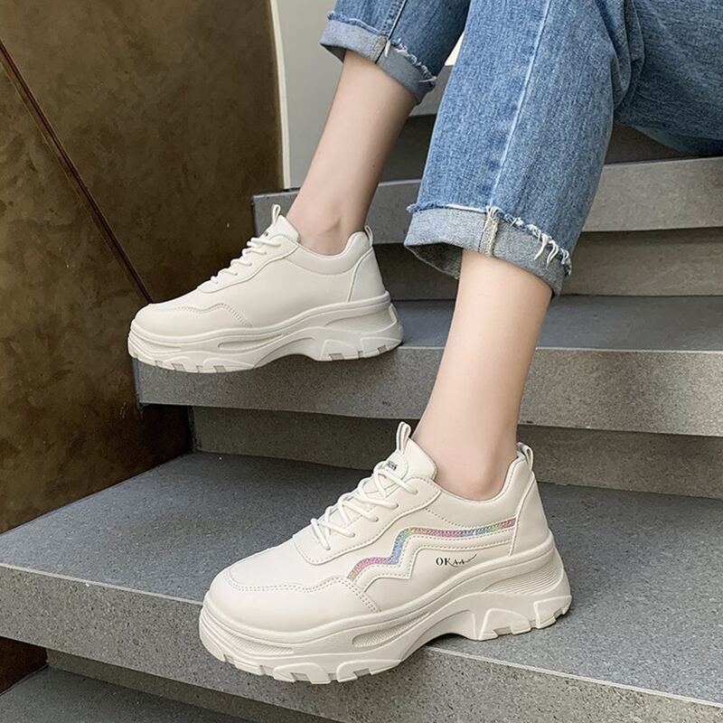 

Lace Up Front Casual Shoes, Beige