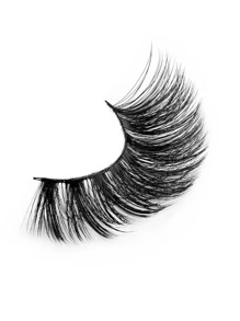8 pairs of complete eyelashes thick curling 17mm fluffy and slim eyelashes Daily cat eye tail long