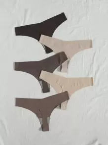 5 paquetes Conjunto de pantis sexy invisibles - Multicolor - Ver 2