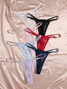 Bộ 7 quần lót ren G-String gợi cảm - Nhiều màu - Xem 5