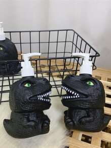 1pc Halloween Dinosaur Soap Dispenser - Black - View 3