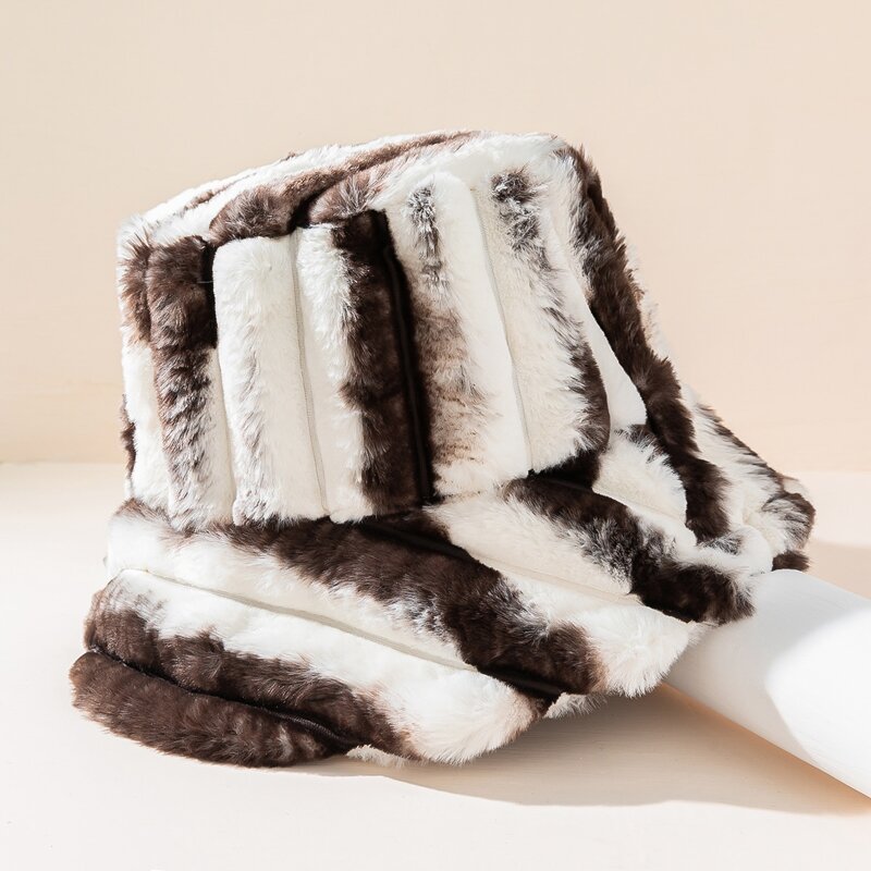 

1pc Fluffy Hat, Multicolor
