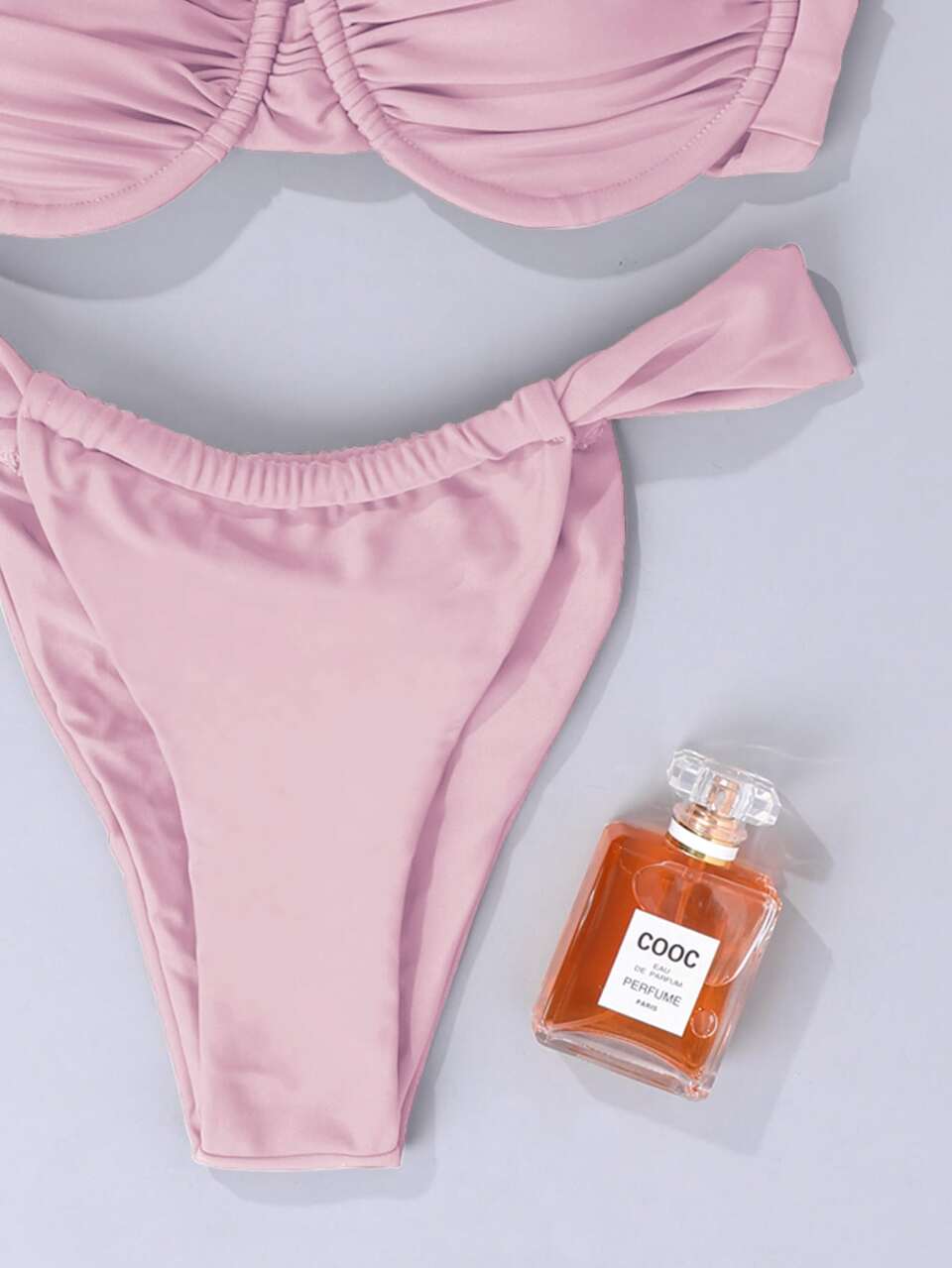 Ruched Underwire Bikini For Summer Beach Vacation