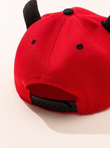 Hombres Gorra de béisbol con diseño - Rojo - Ver 3