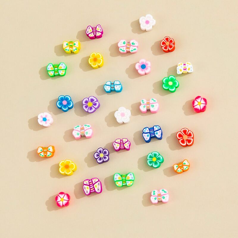 

30pcs Random Floral DIY Jewelry Accessory, Multicolor