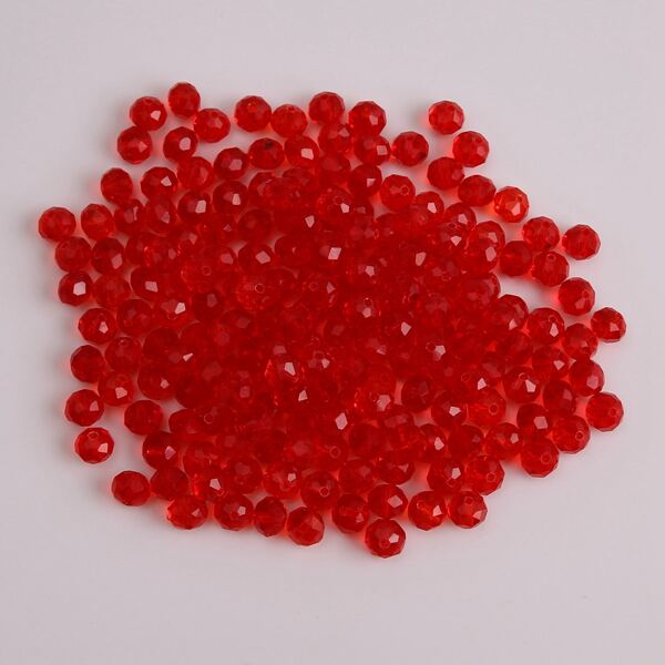 

200pcs Bead DIY Jewelry Accessory, Red