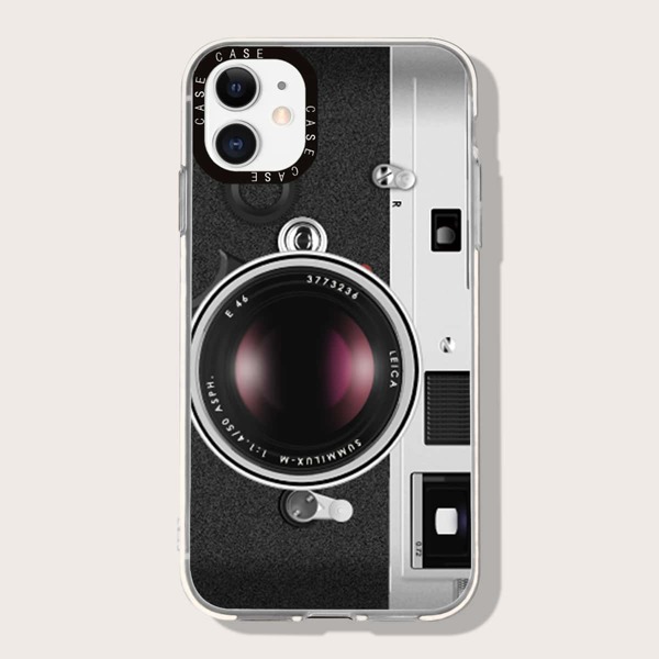 

Camera Pattern Phone Case, Multicolor