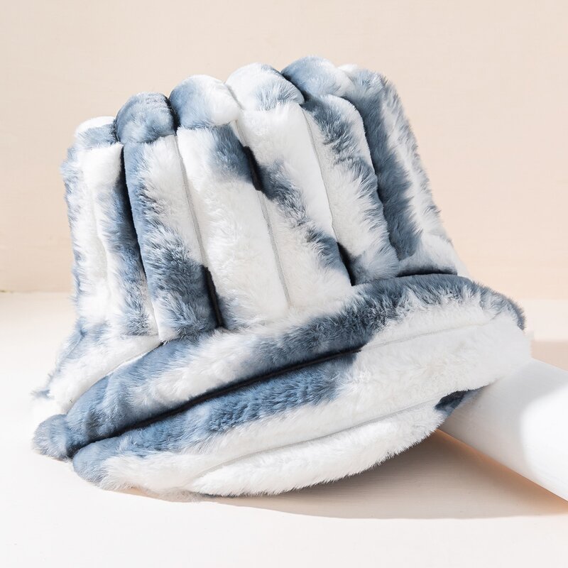 

1pc Fluffy Hat, Multicolor