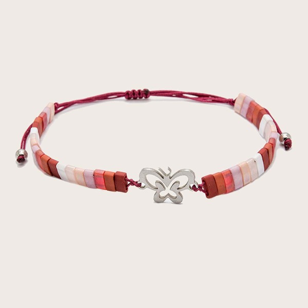 

Butterfly Decor Bracelet, Multicolor