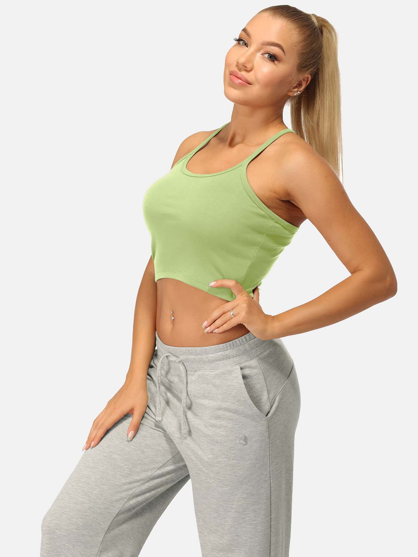 icyzone 3pack Solid Sports Bra SHEIN