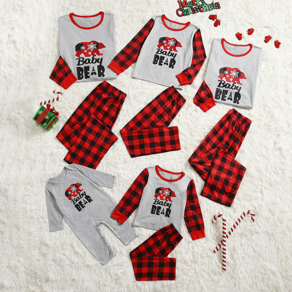 

Men 1pc Plaid Letter Graphic Lounge Set, Multicolor