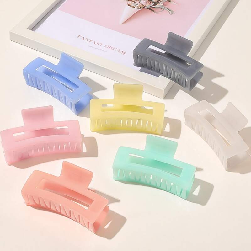 

5pcs Random Minimalist Hair Claw, Multicolor